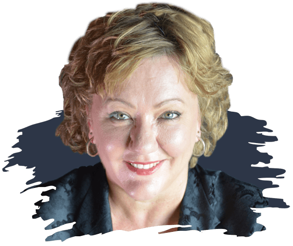 Andrea pop-art brush splash headshot