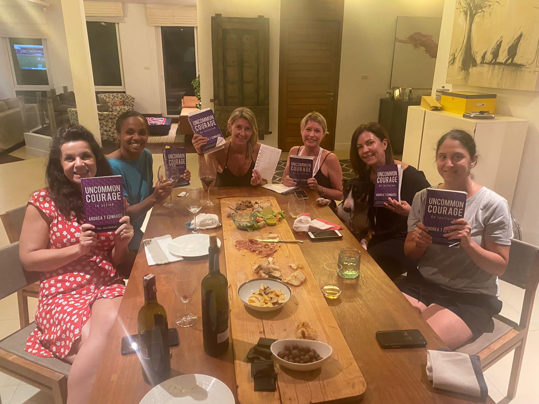 Phuket Book Club reading Uncommon Courage